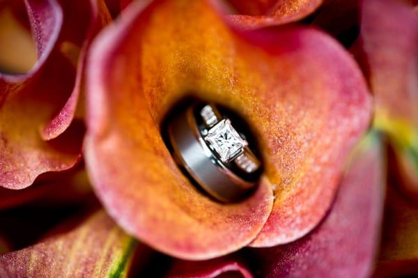 One of my fav's - our rings in a Calla Lily!