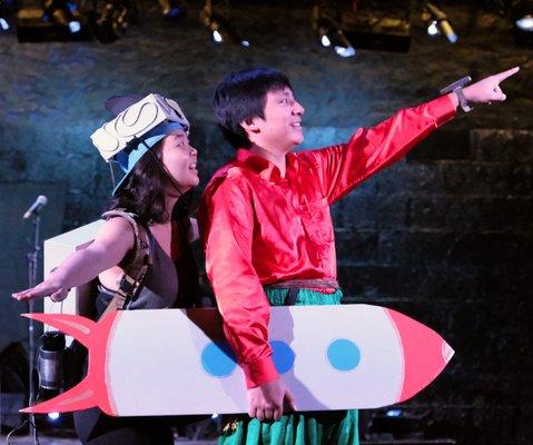 Princeton Summer Theater's production of our original children's show "Greetings from Mars"