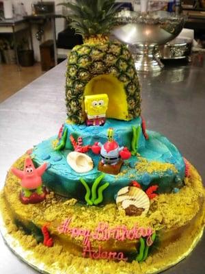 Spongebob Children's birthday cake