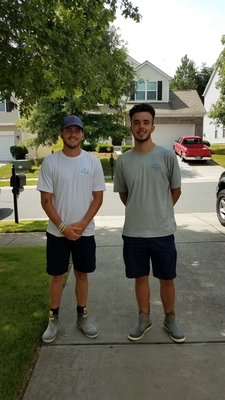 Members of the Carolina Clean Roof team; ALL SMILES!!