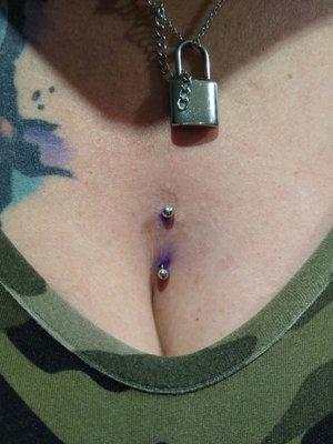 Surface piercing done by Ruby!!!