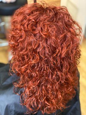 Body wave w/Scarlet red