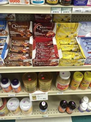 A vast selection of Quest Bars