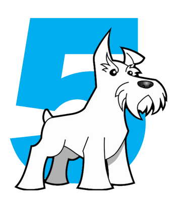 Five Dog SEO Amarillo Logo