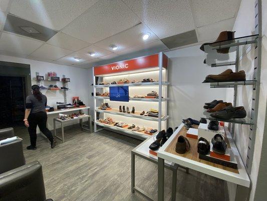 There's a shoe store inside the office too !