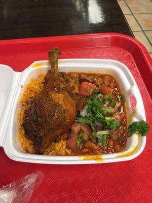 $3.5 chicken and rice special