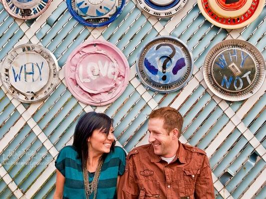 Engagement Photographs in Old Town, Lansing, MI