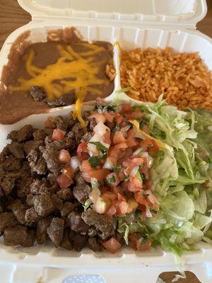 13. Carne Asada Plate