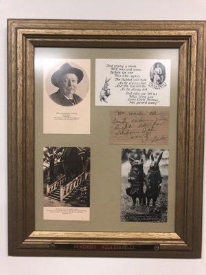 The History Room display of author Joel Chandler Harris of Eatonton, GA. who wrote the Uncle Remus tales