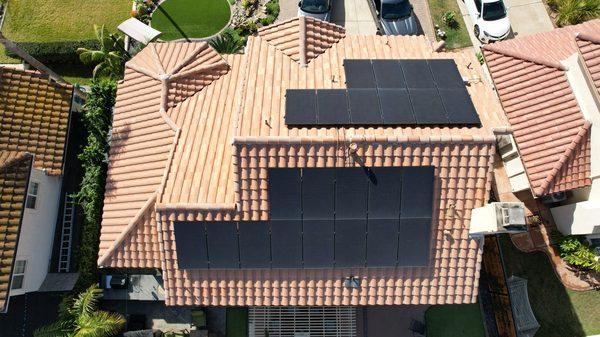 Powerful 8KW system in Oceanside reduced bill from $350 to $119/mo