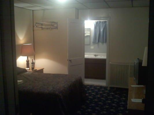 My nice room at the Twin Pines Motel