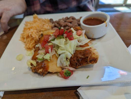 Tamale plate (gluten free, sauce on the side)