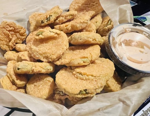 Fried pickle chips.