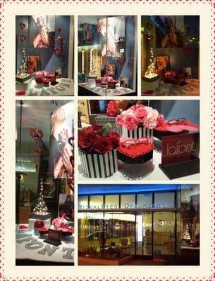 Our Valentine's window- J'adore Lafont!