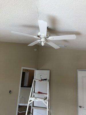 Replacing the broken fan