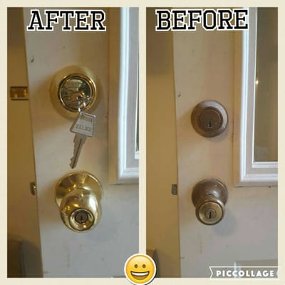 Lock set upgrade by Potomac MD Locksmith Squad