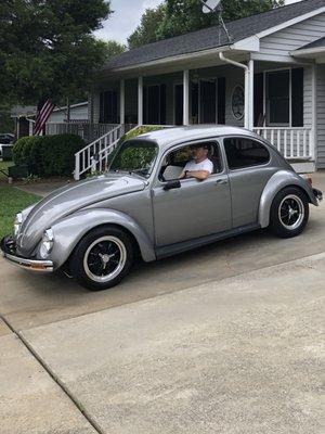 My sweet 1968 custom VW