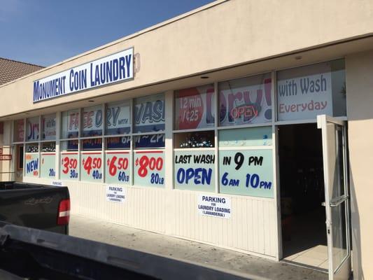 Monument Coin laundry. I don't think there's any AC cause it's very hot inside!