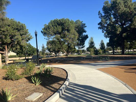 Path to toddler house area