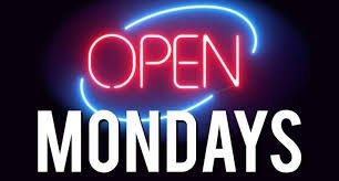 Open every Mondays, and 7 days a week.