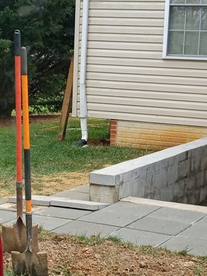 Paver installation