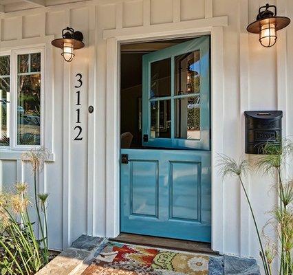 Dutch Door 4-Lite with 2-Panels on bottom