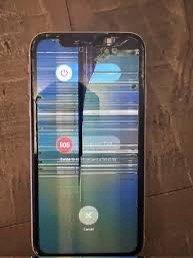 This is my phone AFTER he "fixed" it.