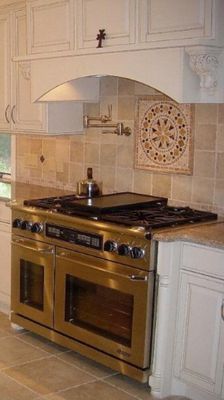 Kitchen backsplash.