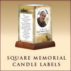 Free memorial candle with service.