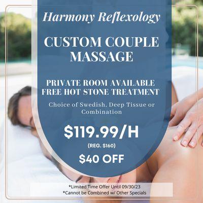 Harmony Reflexology
 5102 60th St J, Lubbock, TX 79414
 Call us at 806-317-8898