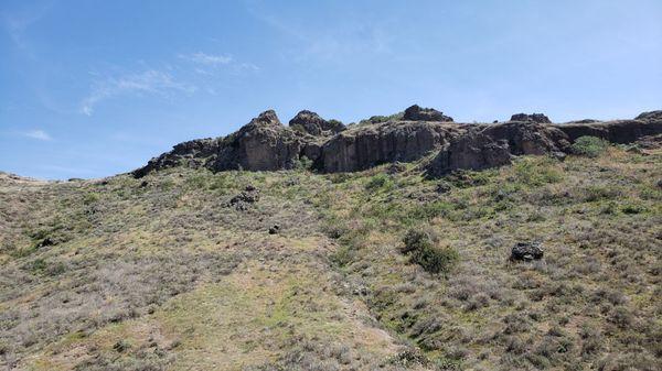 Rock outcrop.