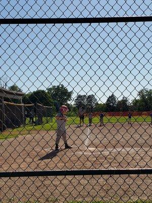 4 Baseball Fields are used behind The Bells Event Center which was the old Almont High School. T-Ball on Thursday 5/30/2024