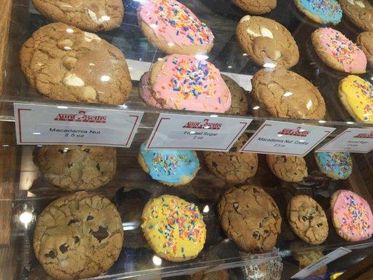 Some of our cookies displayed at a local food show.