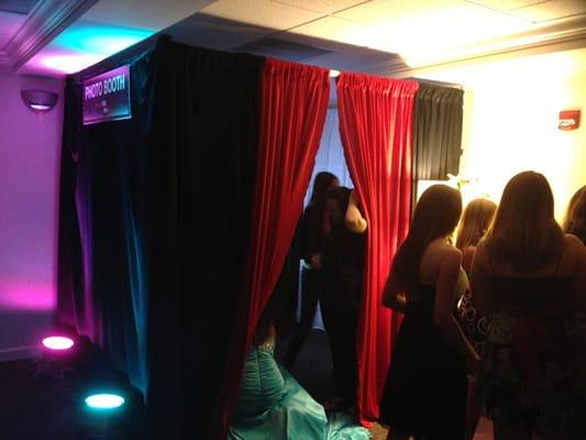 Black and red theme Photo Booth