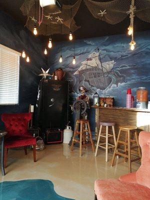 Did this Pirate bar lighting in a home for post corona party