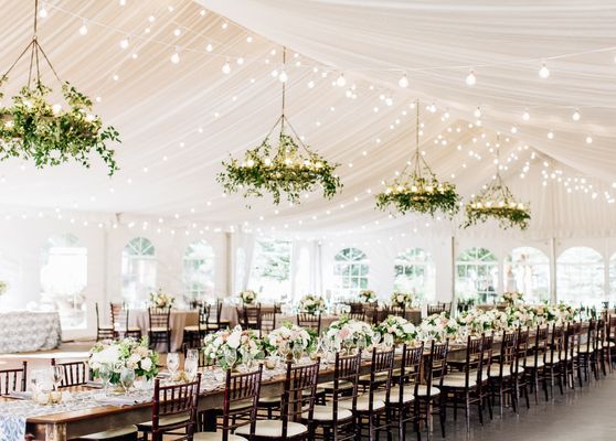 Falls Creek Farm Tent Wedding - Interior