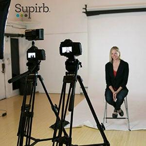 Behind the scenes filming a recent promo for Supirb. http://www.supirb.com/