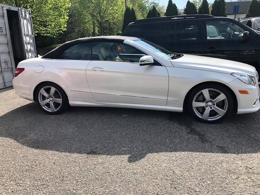 Mercedes E550 Convertible Repaired and ready for Pickup