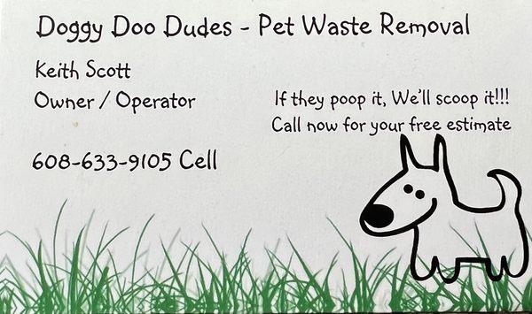 Doggy Doo Dudes Pet Waste Removal Service