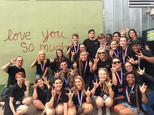 Theatre at The Colony's 2016 production of HANDS OF ITS ENEMY is named the 2016 1st Runner-Up UIL State Champion One-Act Play.