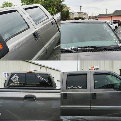 Truck Decals...done in CHROME!