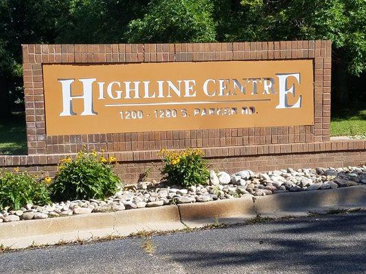 Highline Centre Business Park Sign