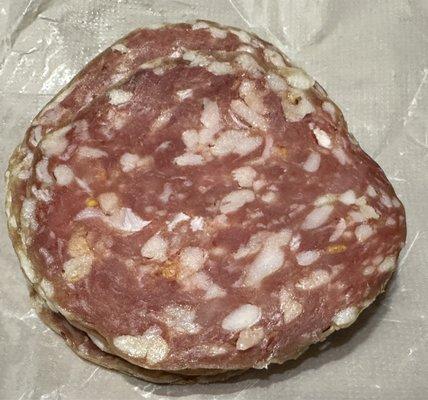 BH hot uncurled sopressata.