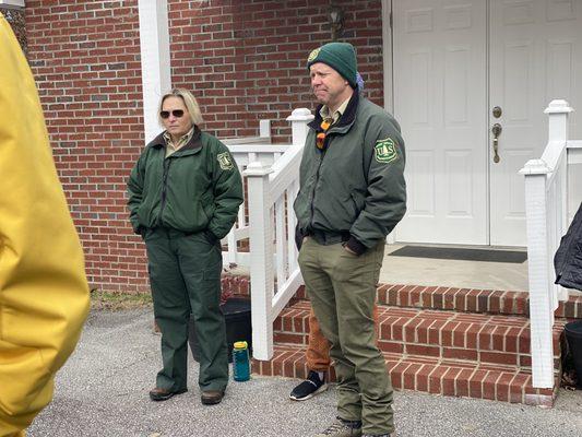 US Forest Service was onsite