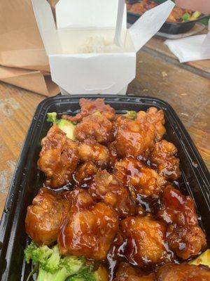 Orange chicken