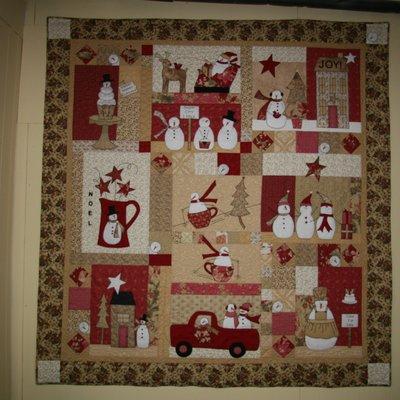 This is one of the applique Quilts that was done is our applique class.