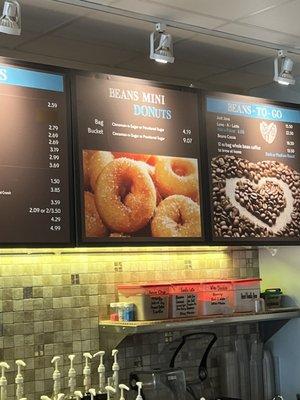 Donut menu