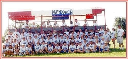 a photo of campers at camp coyote