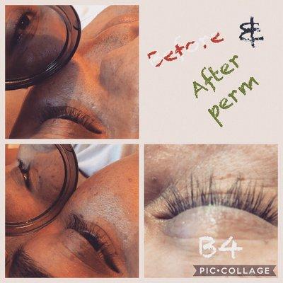 Eyelash perm