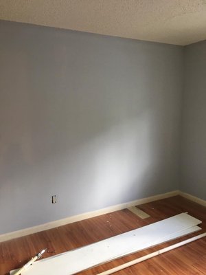 Walls painted